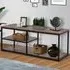 2 Shelf TV Cabinet - Brown