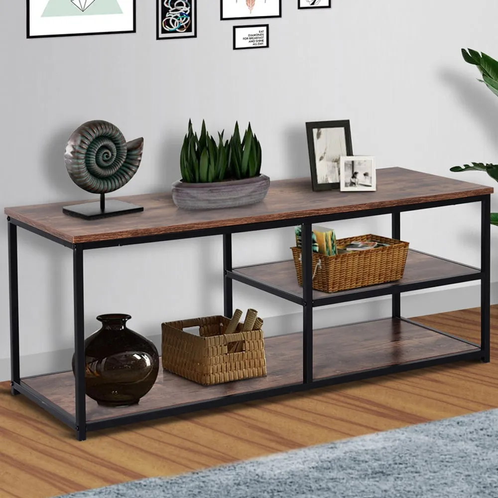 2 Shelf TV Cabinet - Brown