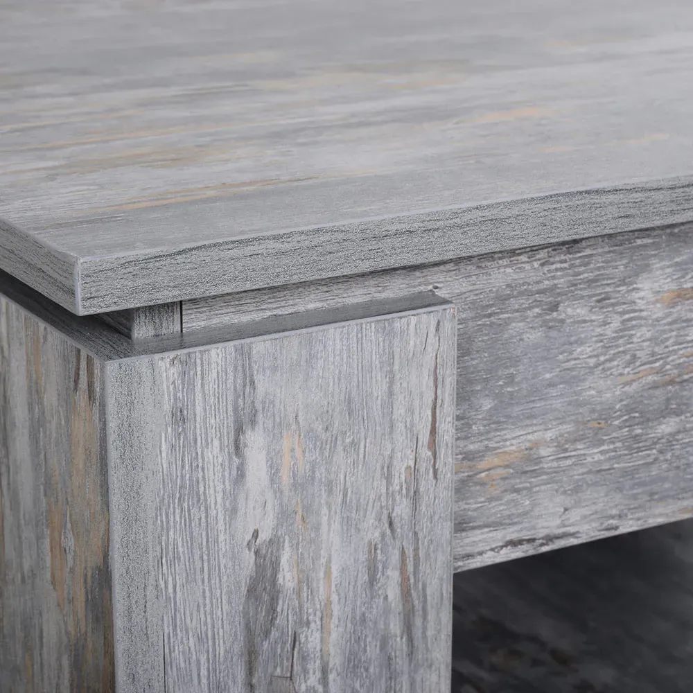 2 Tier Coffee Table with Storage - Grey