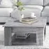 2 Tier Coffee Table with Storage - Grey