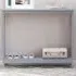 2 Tier Console Table with Storage - Grey