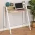 2-Tier Metal Frame Desk with Storage - Brown