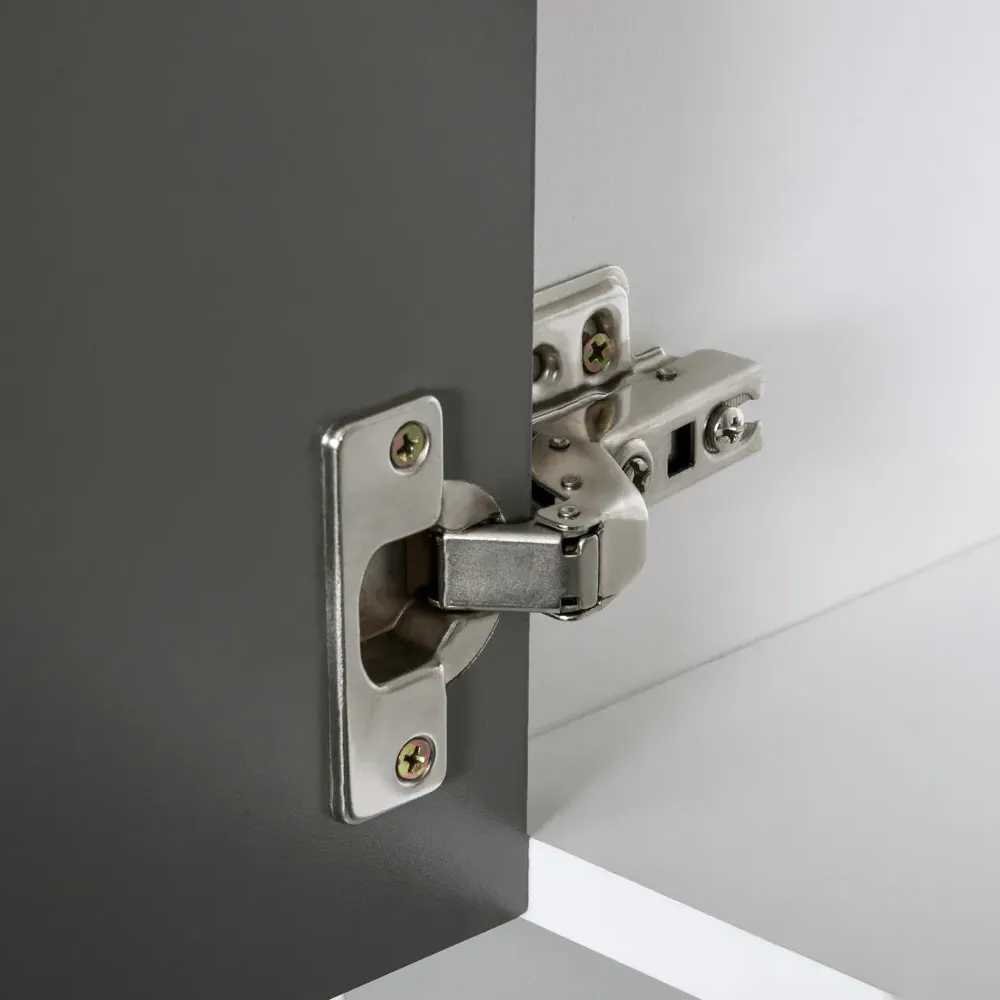 3 Door 3 Drawer Kitchen Storage Cabinet - Grey