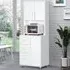 3 Door 3 Drawer Kitchen Storage Cabinet - White