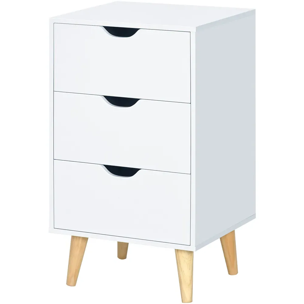 3 Drawer Chest of Drawers - Cream