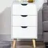3 Drawer Chest of Drawers - Cream