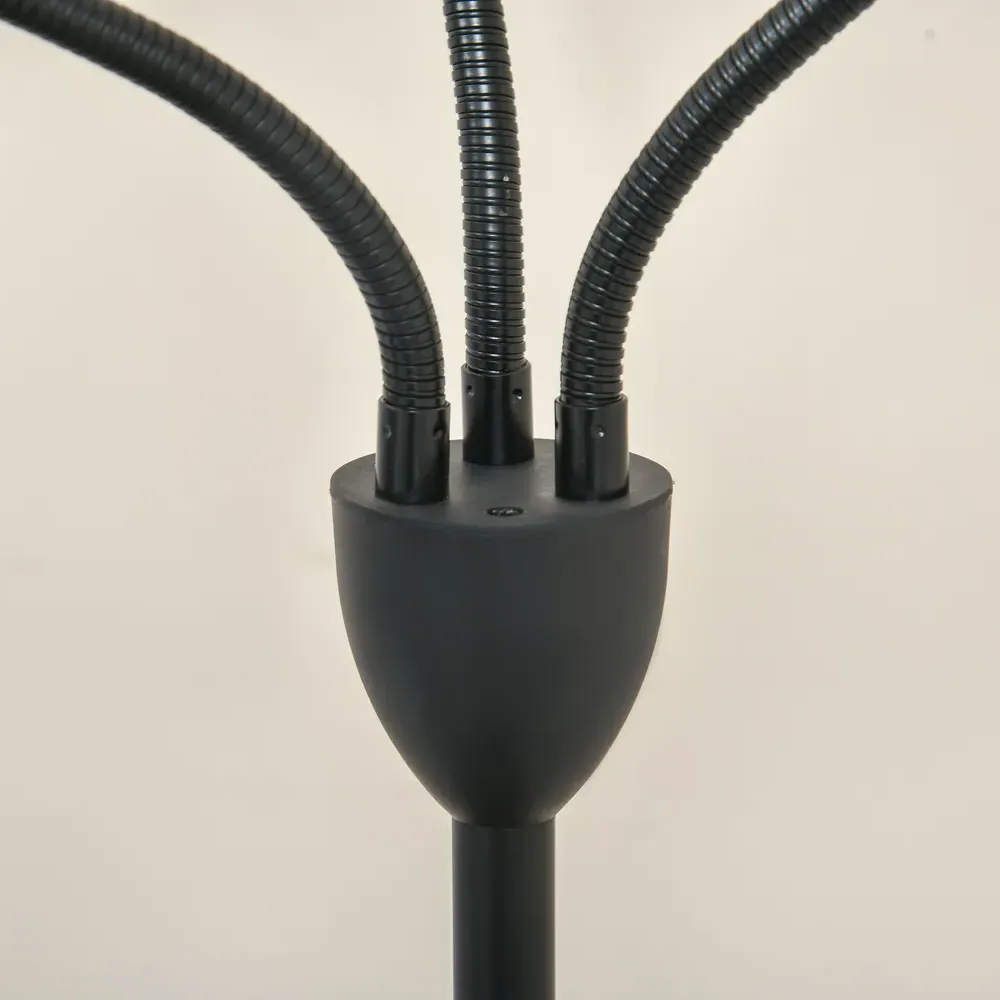 3 Light Arc Tree Floor Lamp - Black