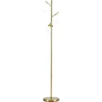3 Light Tree Floor Lamp - Gold