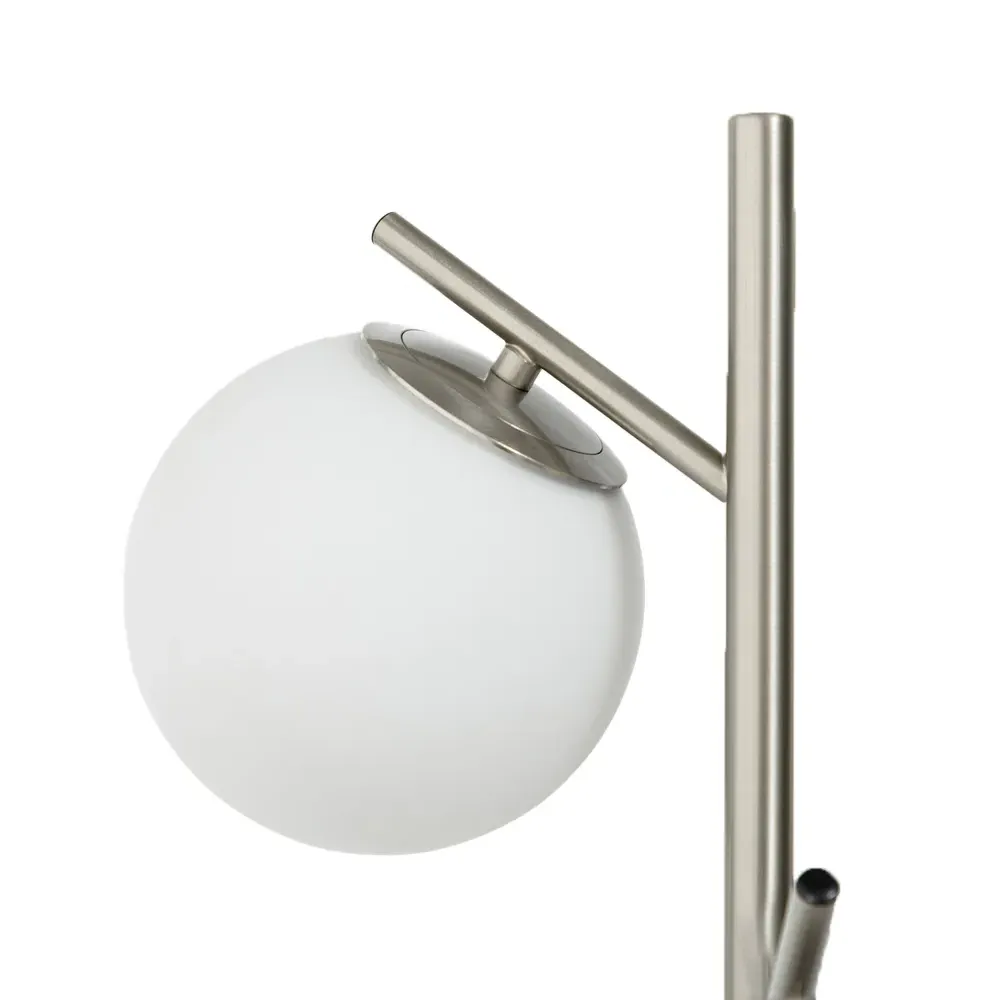 3-Light Tree Floor Lamp - Silver