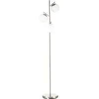 3-Light Tree Floor Lamp - Silver