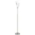 3 Light Upright Floor Lamp - Silver
