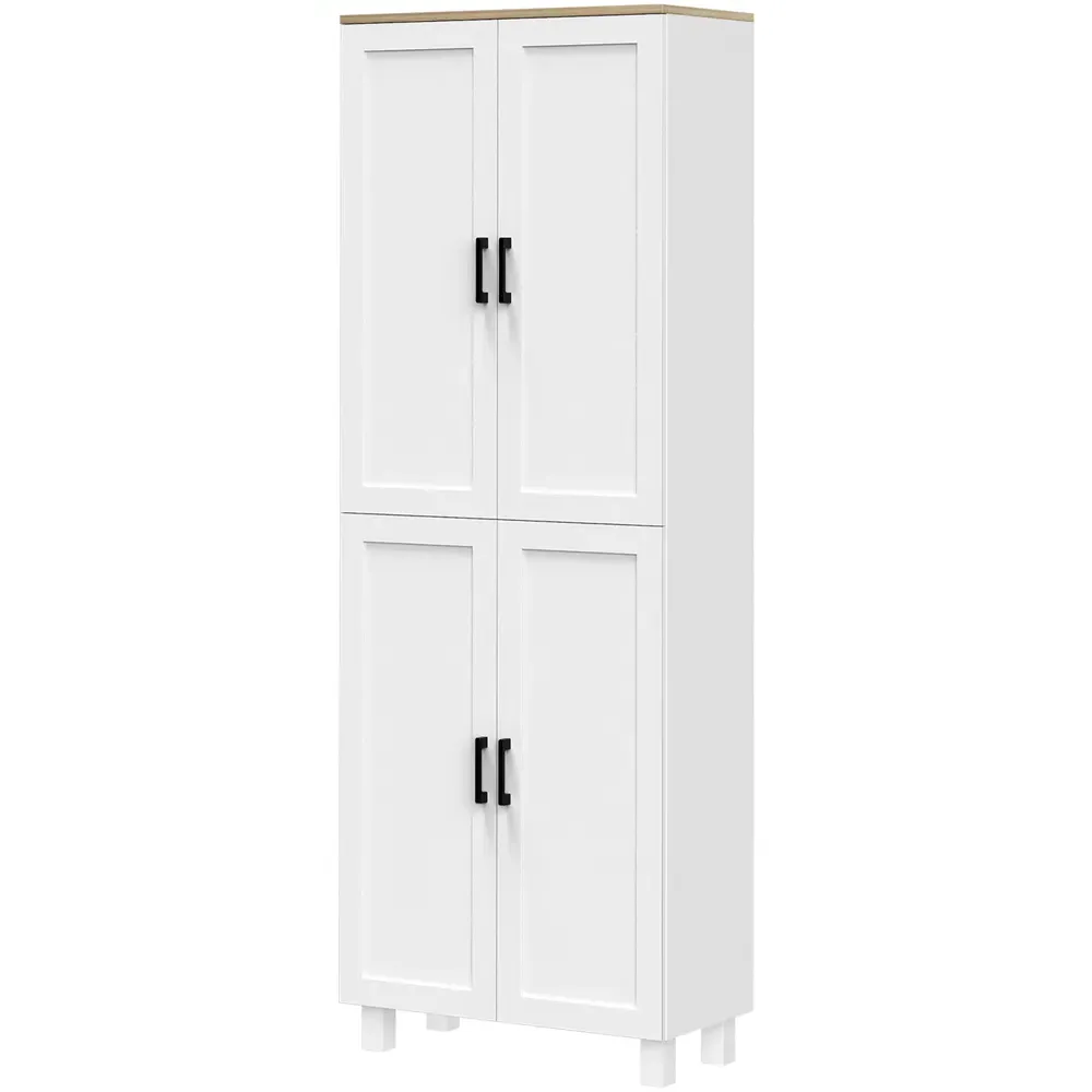 4 Door Kitchen Storage Cabinet - White