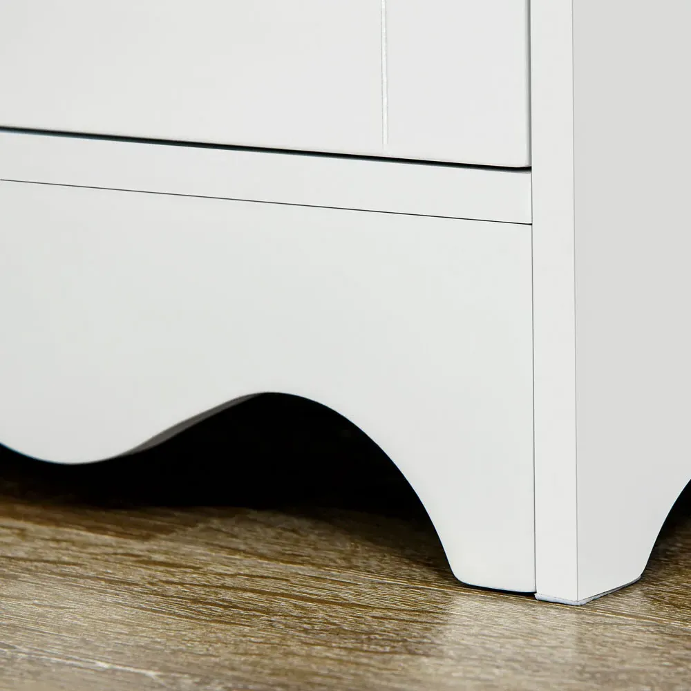 4 Door Kitchen Storage Cabinet - White