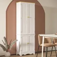 4 Door Kitchen Storage Cabinet - White