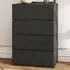 4 Drawer Chest of Drawers - Black