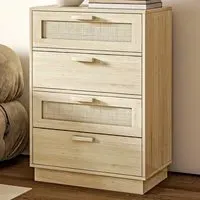 4 Drawer Chest of Drawers - Brown