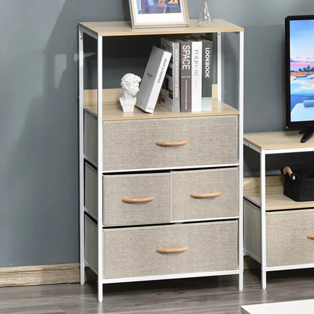 4 Drawer Chest of Drawers - White