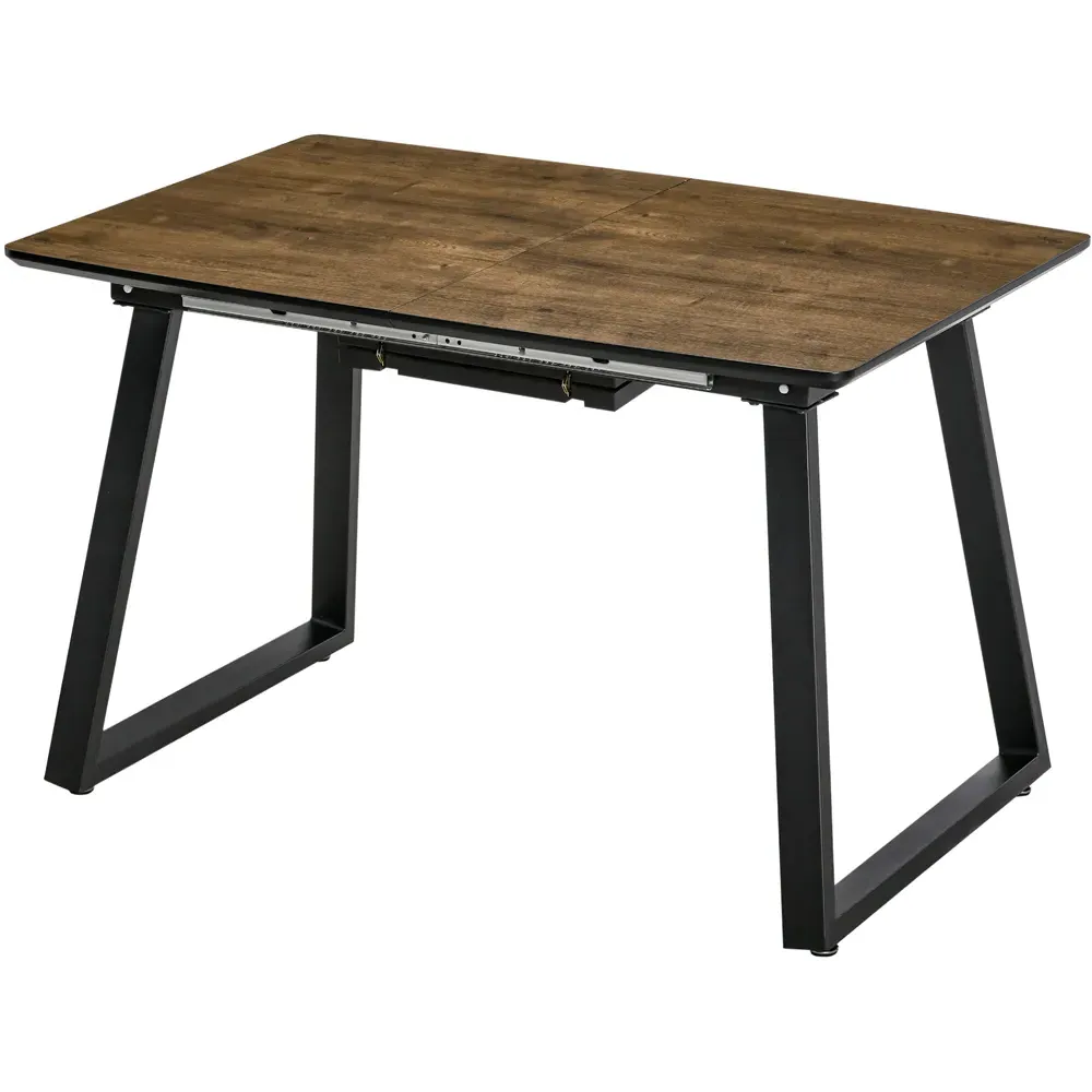6 Seater Extendable Dining Table - Brown