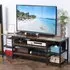 6 Shelf TV Unit Cabinet - Grey