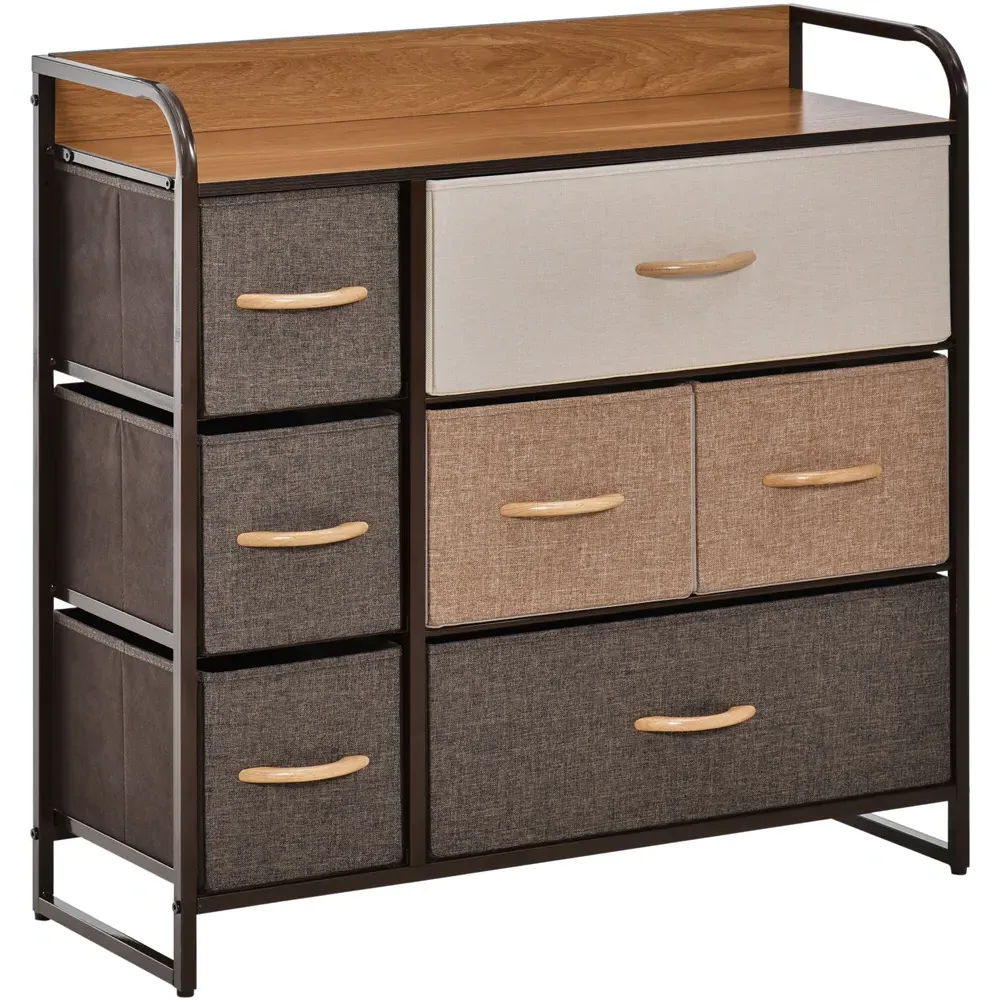 7 Drawer Chest of Drawers - Multicolour