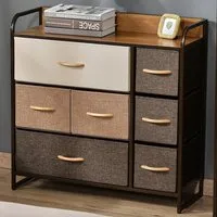 7 Drawer Chest of Drawers - Multicolour