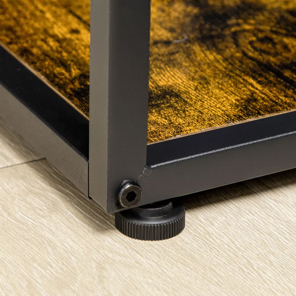 7 Shelf Bookcase - Brown, Steel