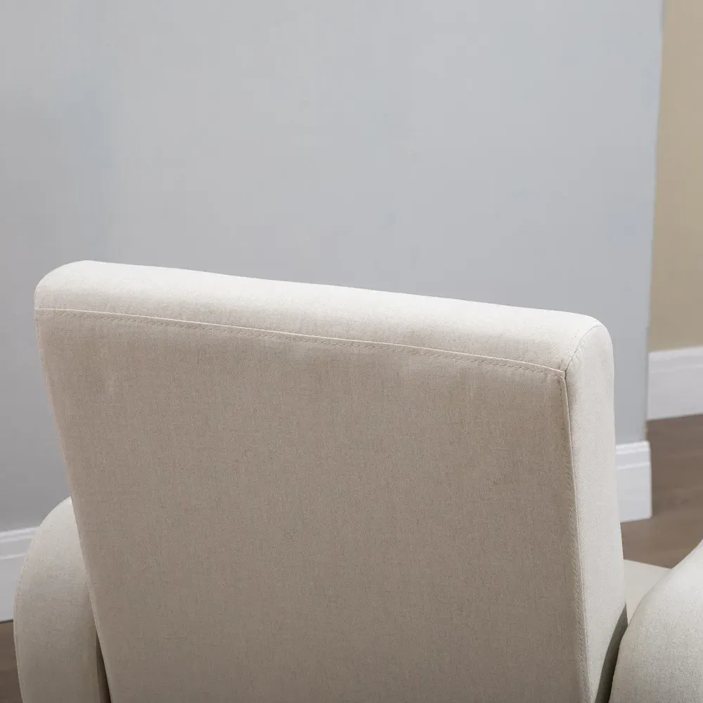 Accent Armchair - Cream, Linen