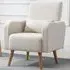 Accent Armchair - Cream, Linen