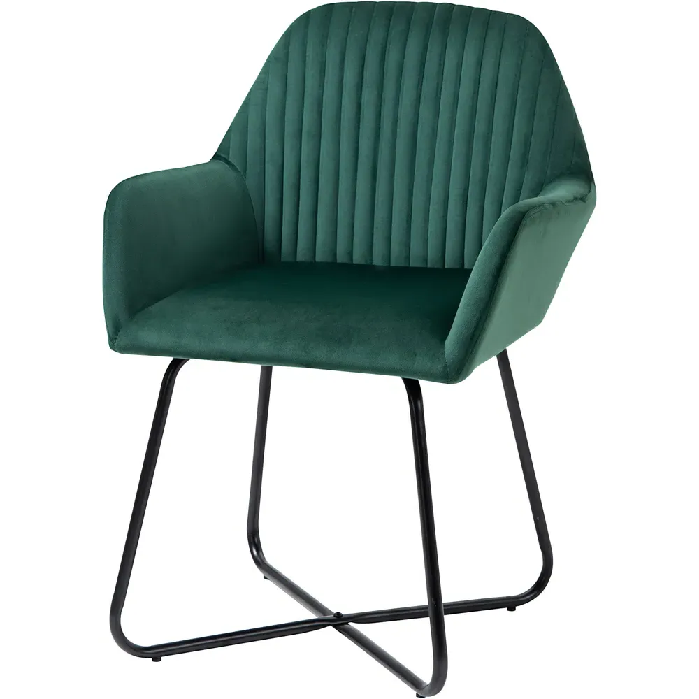 Accent Armchair - Green, Linen