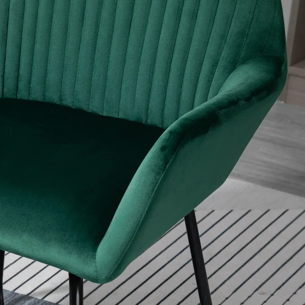 Accent Armchair - Green, Linen