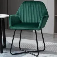 Accent Armchair - Green, Linen