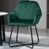 Accent Armchair - Green, Linen