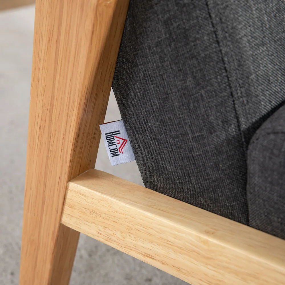 Accent Chair - Dark Grey, Fabric