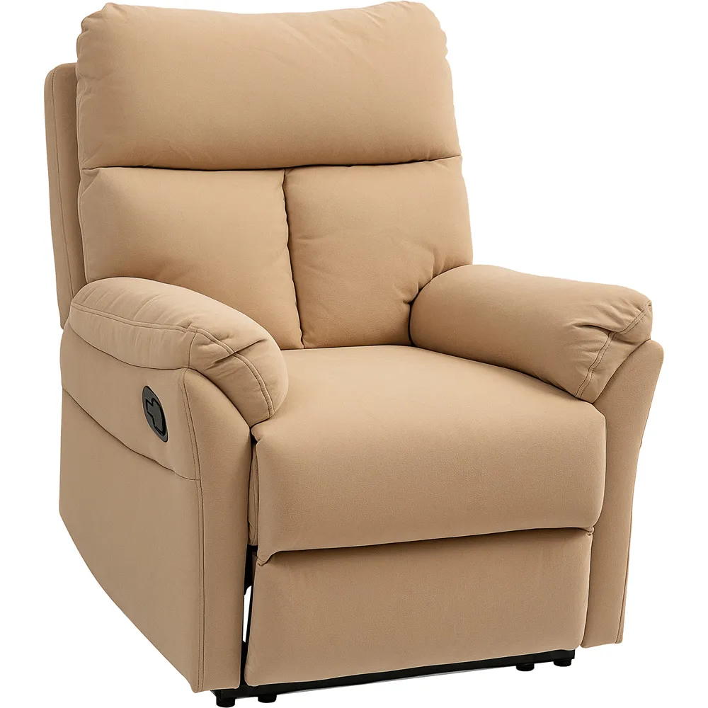 Adjustable Leg Rest Recliner Chair - Light Brown