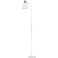 Adjustable Spotlight Reading Floor Lamp - White