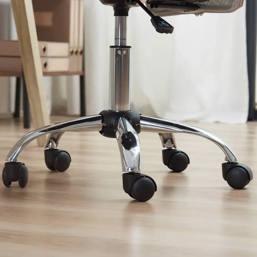 Armless Mid Back Mesh Office Chair - Grey