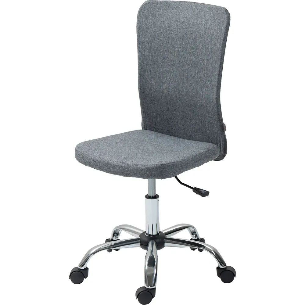 Armless Office Chair - Grey