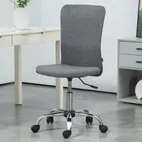 Armless Office Chair - Grey