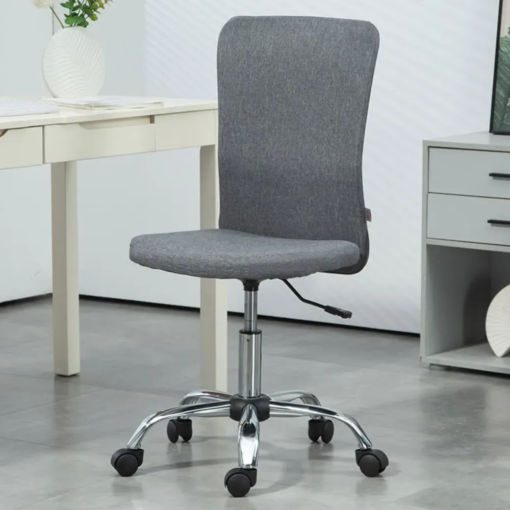 Armless Office Chair - Grey image