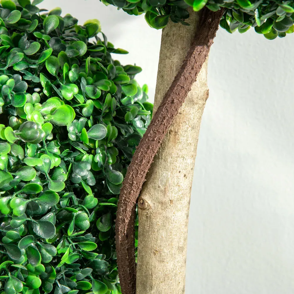 Artificial Boxwood Ball Topiary Tree 90cm - Green