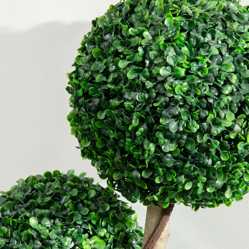 Artificial Boxwood Ball Topiary Tree 90cm - Green