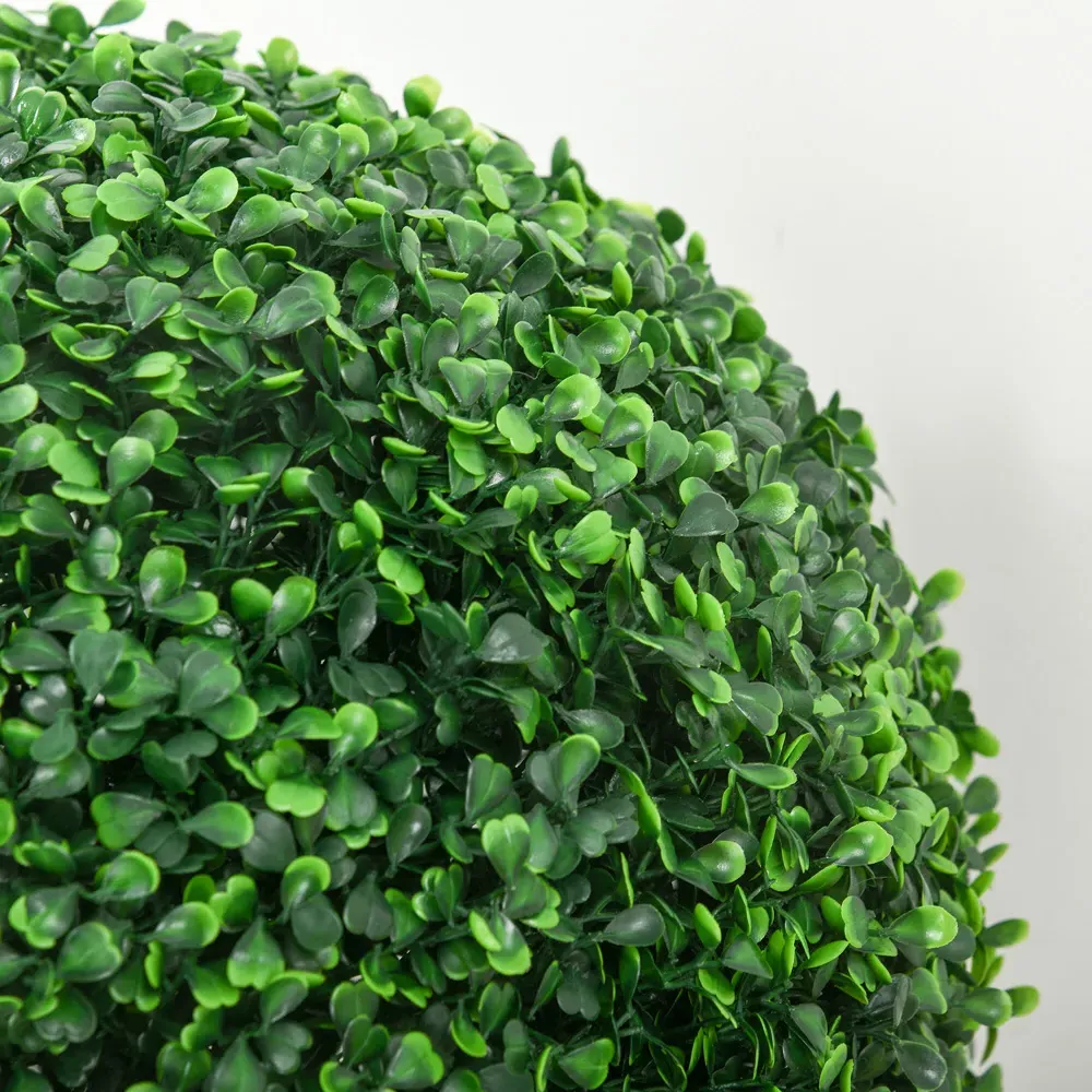 Artificial Boxwood Topiary Ball 2 Pack - Green