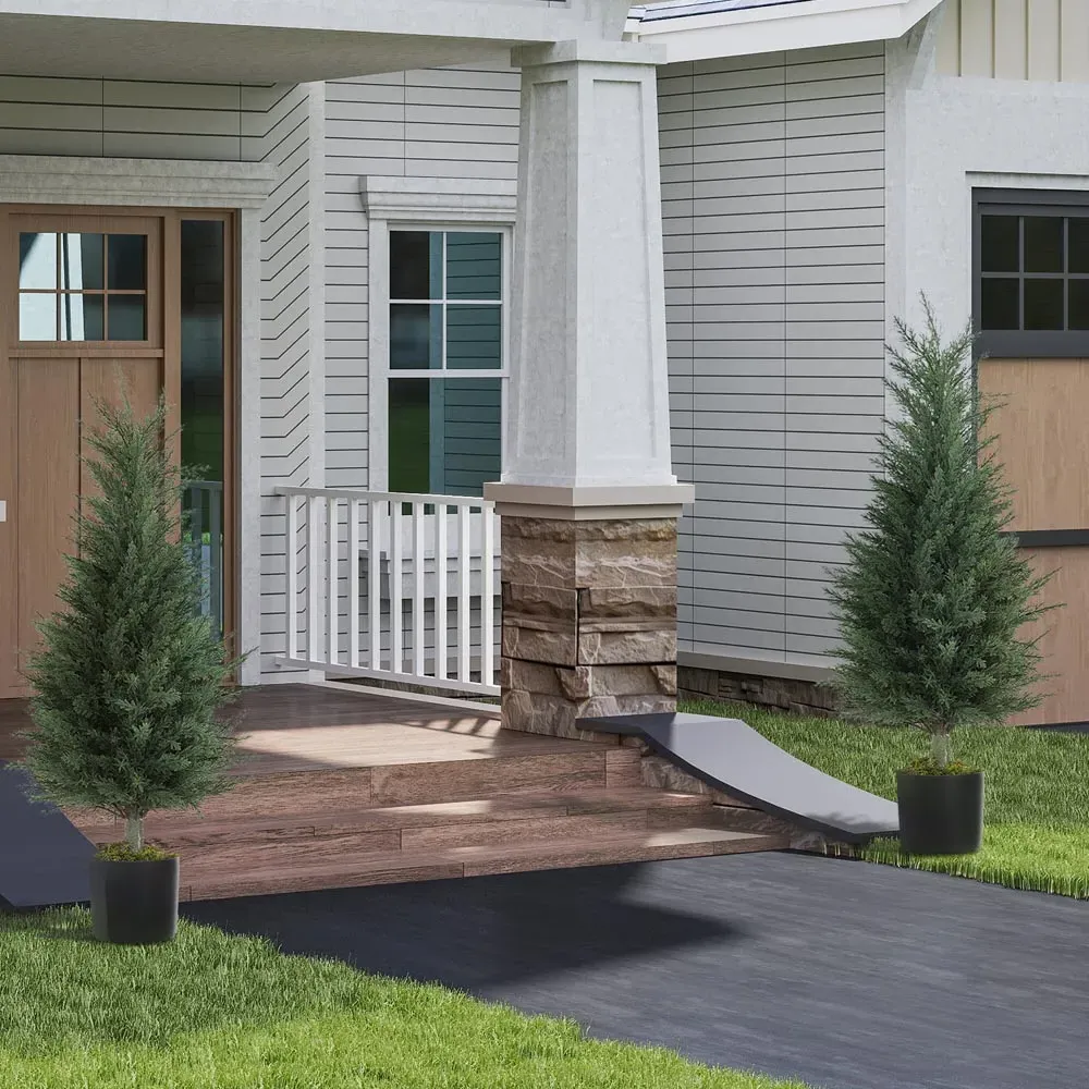 Artificial Cypress Plant in Pot 90cm 2 Pack - Green