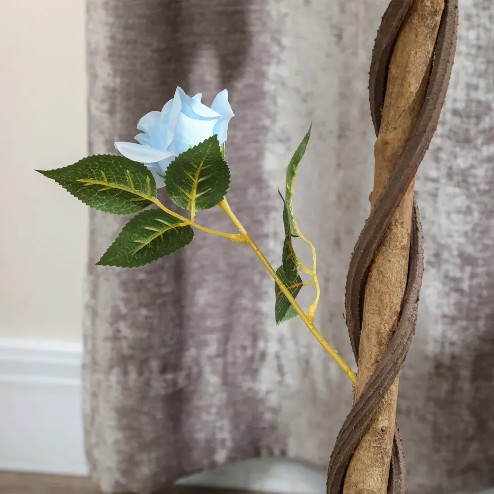 Blue Rose Artificial Tree in Pot 90cm 2 Pack