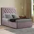 Castle King Size Divan Bed with 2 Drawers - Pink, Plush
