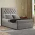 Castle Small Double Divan Bed with 2 Drawers - Silver
