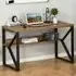 Computer Writing Desk with Storage - Brown