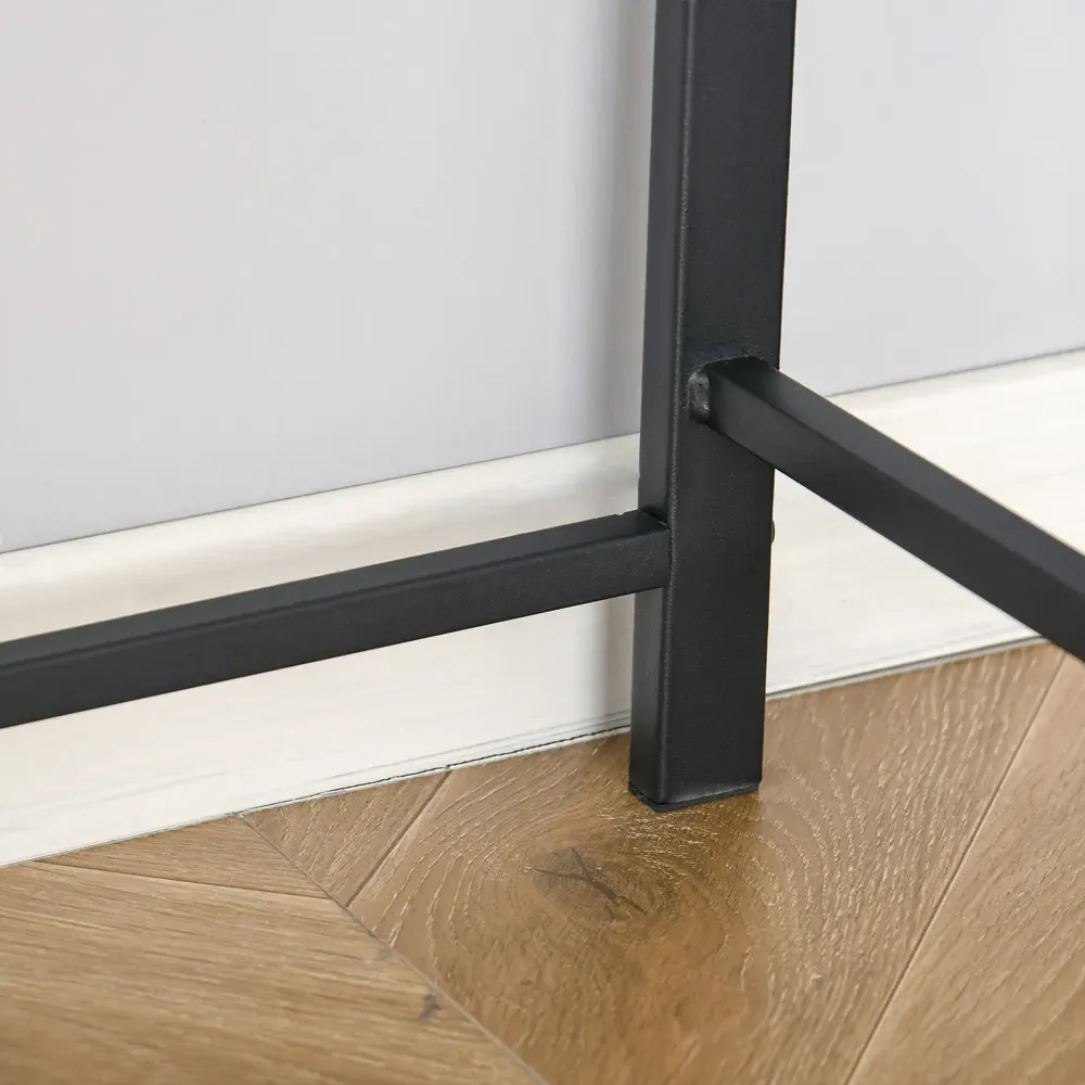 Computer Writing Desk with Storage - Walnut