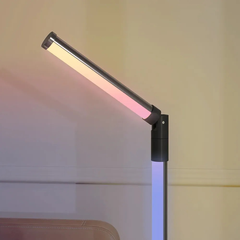 Corner Floor Lamp with App Control - Dark Grey