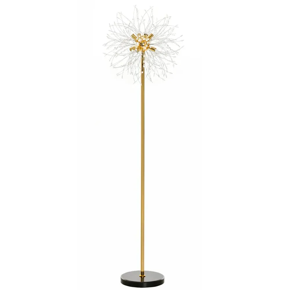 Dandelion Tall Floor Lamp - Gold image